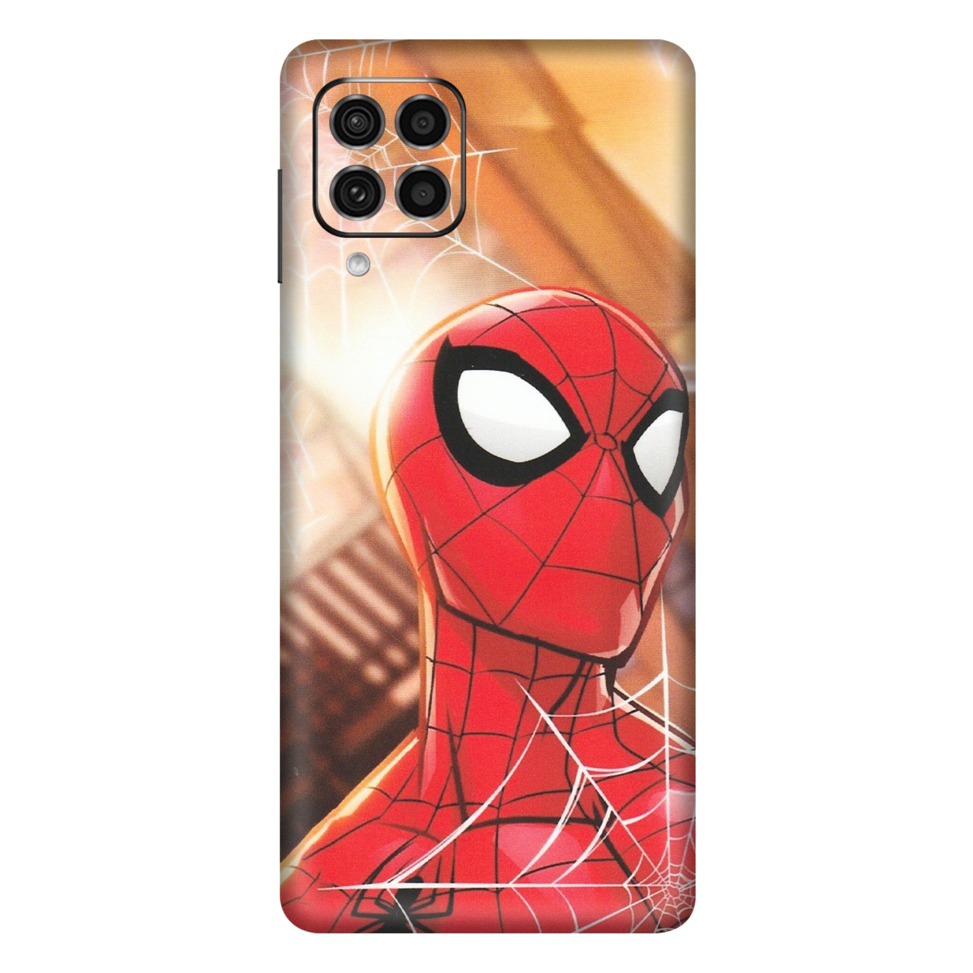 Samsung M/F/Note/Flip and C Phone Skins (All Models) - Spiderman Face New - Matte Finish (M-41) Samsung Galaxy F62