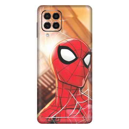 Samsung M/F/Note/Flip and C Phone Skins (All Models) - Spiderman Face New - Matte Finish (M-41) Samsung Galaxy F62