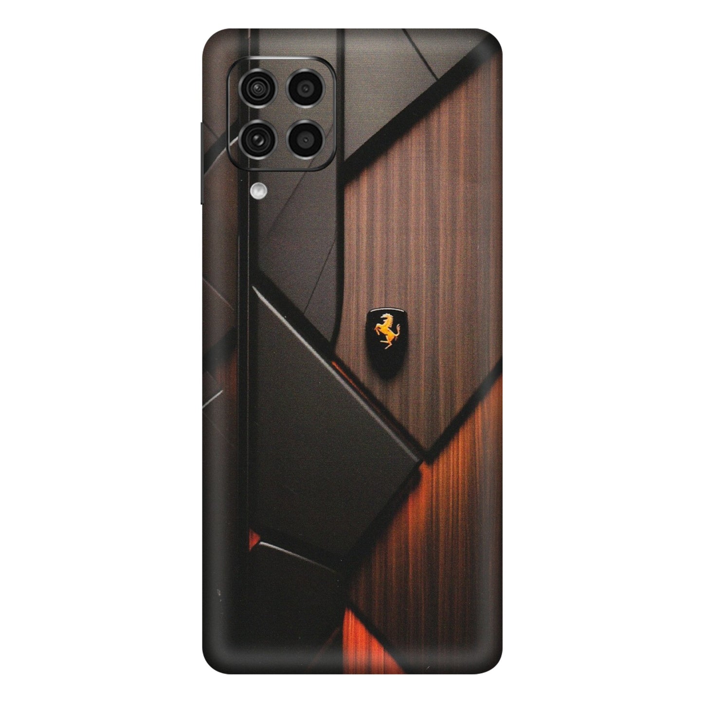 Samsung M/F/Note/Flip and C Phone Skins (All Models) - Lambo Beauty Wood Pattern Sober - Matte Finish (M-51) Samsung Galaxy F62