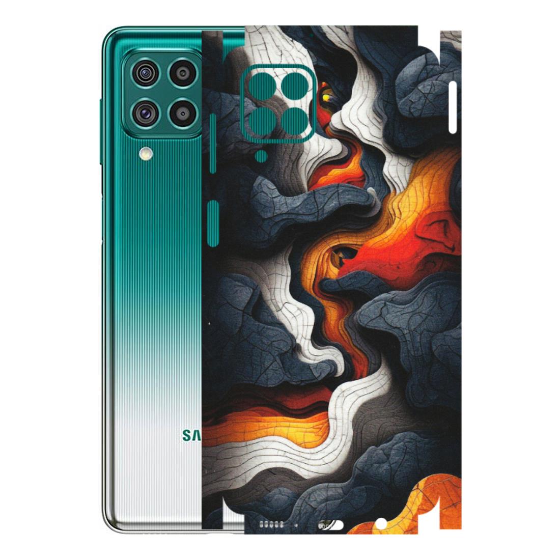 Samsung M/F/Note/Flip and C Phone Skins (All Models) - Abstract Volcanic Layers - Matte Finish (M-52) Samsung Galaxy F62