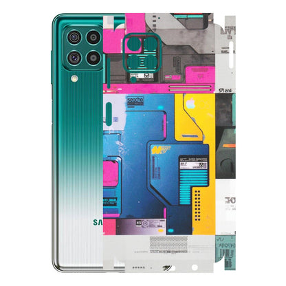 Samsung M/F/Note/Flip and C Phone Skins (All Models) - Colourfull Motherboard Internals - Matte Finish (M-55) Samsung Galaxy F62