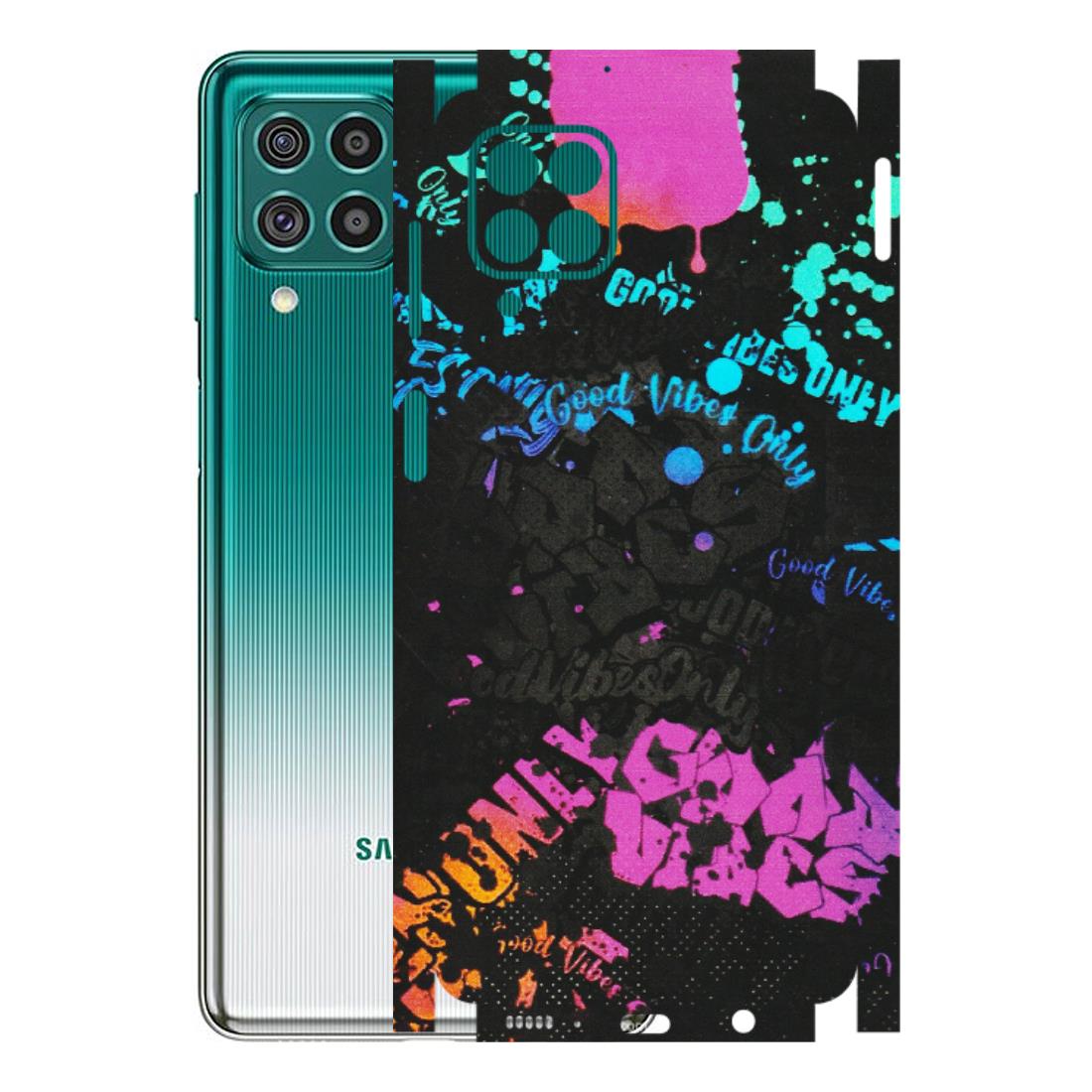 Samsung M/F/Note/Flip and C Phone Skins (All Models) - Majestic Black Vibes - Matte Finish (M-62) Samsung Galaxy F62