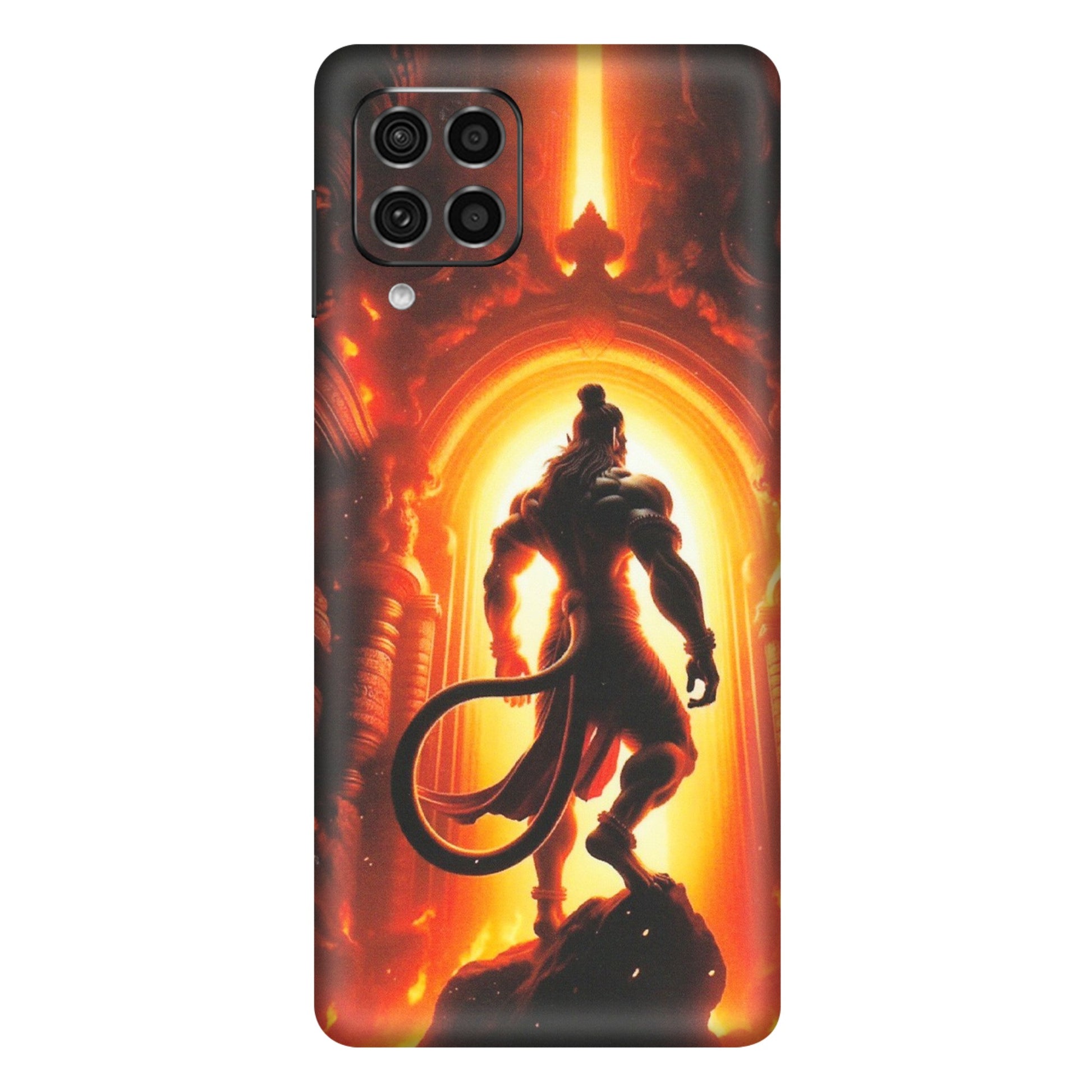 Samsung M/F/Note/Flip and C Phone Skins (All Models) - HanumanJi - Matte Finish (M-06) Samsung Galaxy F62