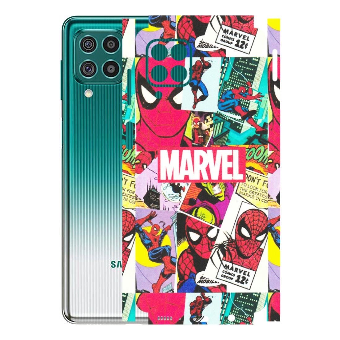 Samsung M/F/Note/Flip and C Phone Skins (All Models) - Marvel Comic Spiderman Grafitti - Matte Finish (M-72) Samsung Galaxy F62