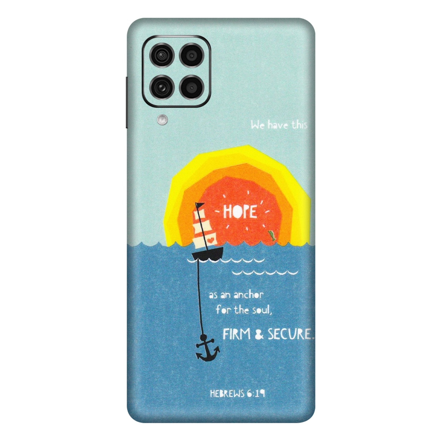 Samsung M/F/Note/Flip and C Phone Skins (All Models) - A Beautiful Sunset of Hope - Matte Finish (M-75) Samsung Galaxy F62