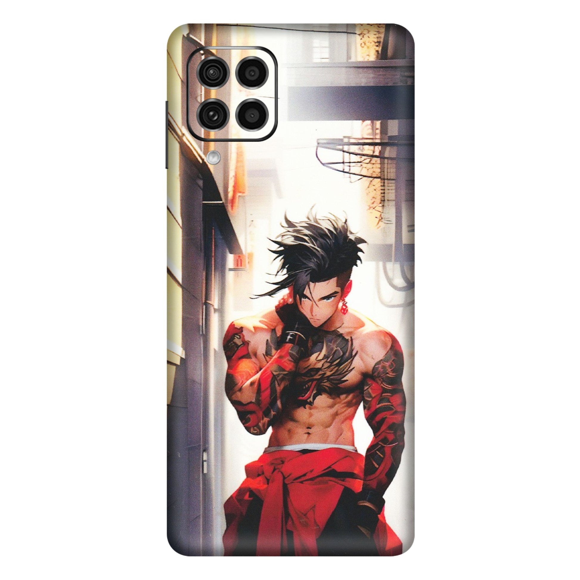 Samsung M/F/Note/Flip and C Phone Skins (All Models) - In the streets of Japan - Matte Finish (M-77) Samsung Galaxy F62