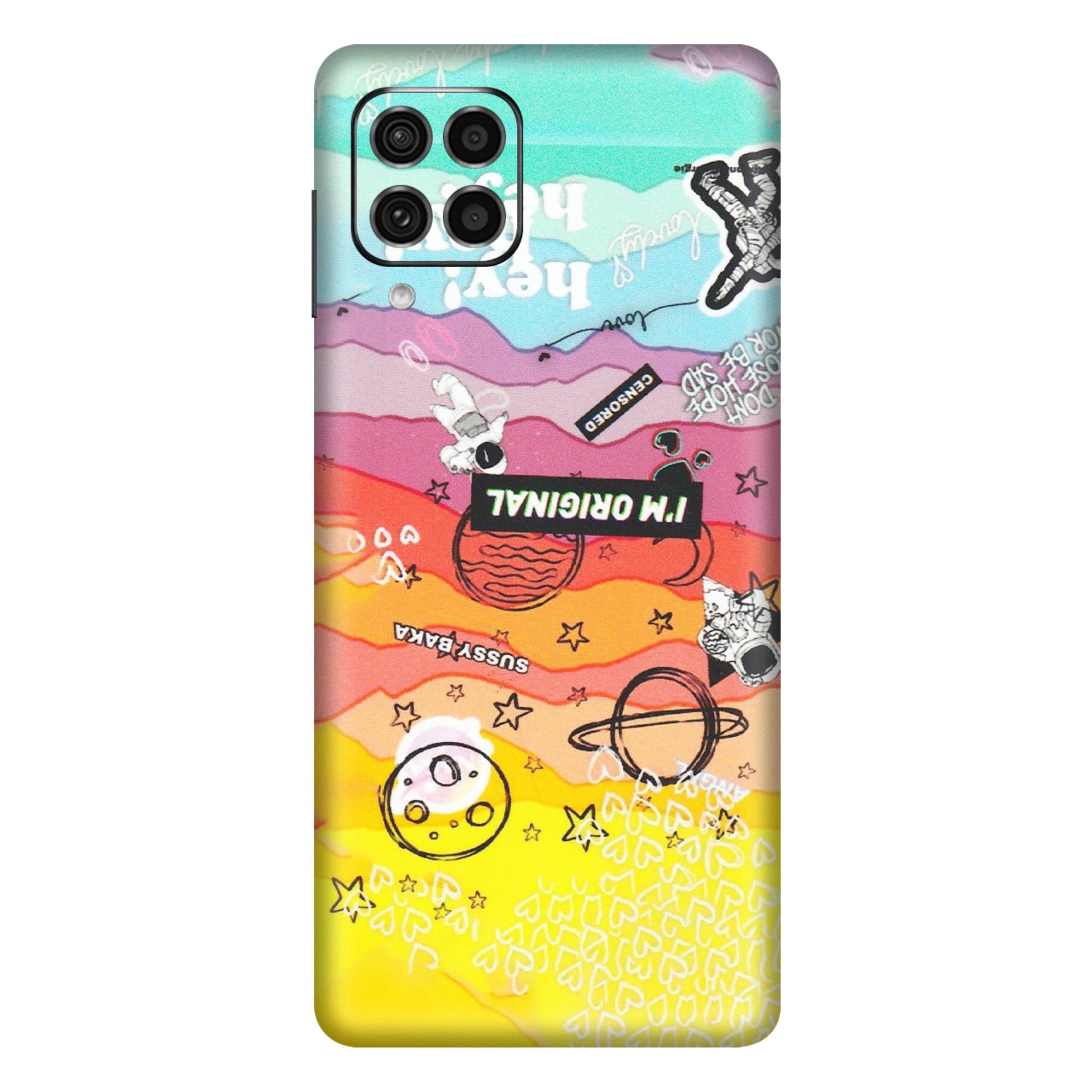 Samsung M/F/Note/Flip and C Phone Skins (All Models) - The Original Astronaut - Matte Finish (M-79) Samsung Galaxy F62
