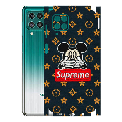 Samsung M/F/Note/Flip and C Phone Skins (All Models) - Mickey Supreme - Matte Finish (M-83) Samsung Galaxy F62