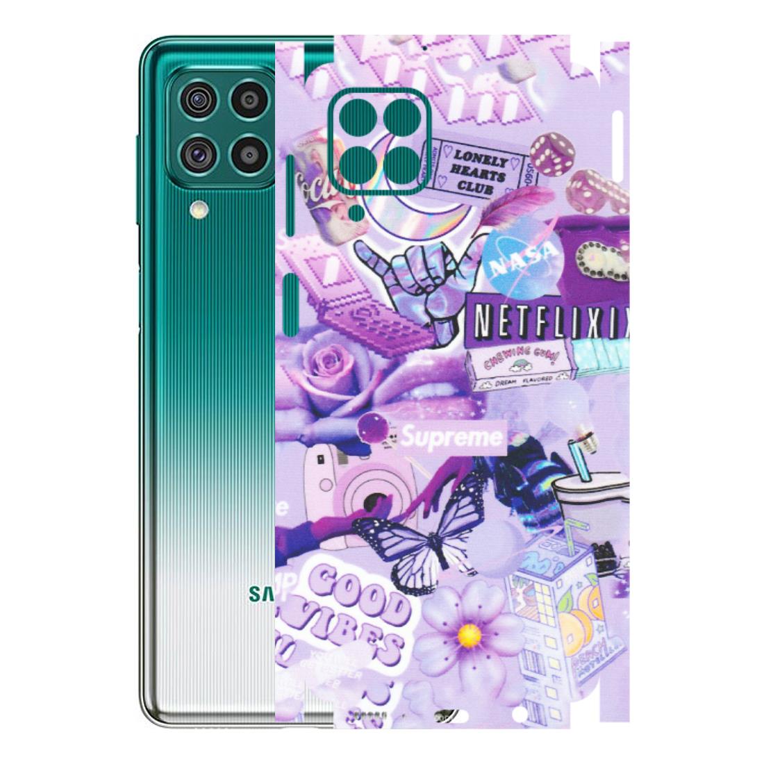 Samsung M/F/Note/Flip and C Phone Skins (All Models) - Supreme Purple Magic - Matte Finish (M-88) Samsung Galaxy F62