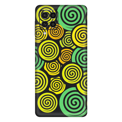 Samsung M/F/Note/Flip and C Phone Skins (All Models) - Crazy Spiral - Matte Finish (M-91) Samsung Galaxy F62
