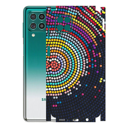 Samsung M/F/Note/Flip and C Phone Skins (All Models) - Rainbow Dot Mandala - Matte Finish (M-97) Samsung Galaxy F62