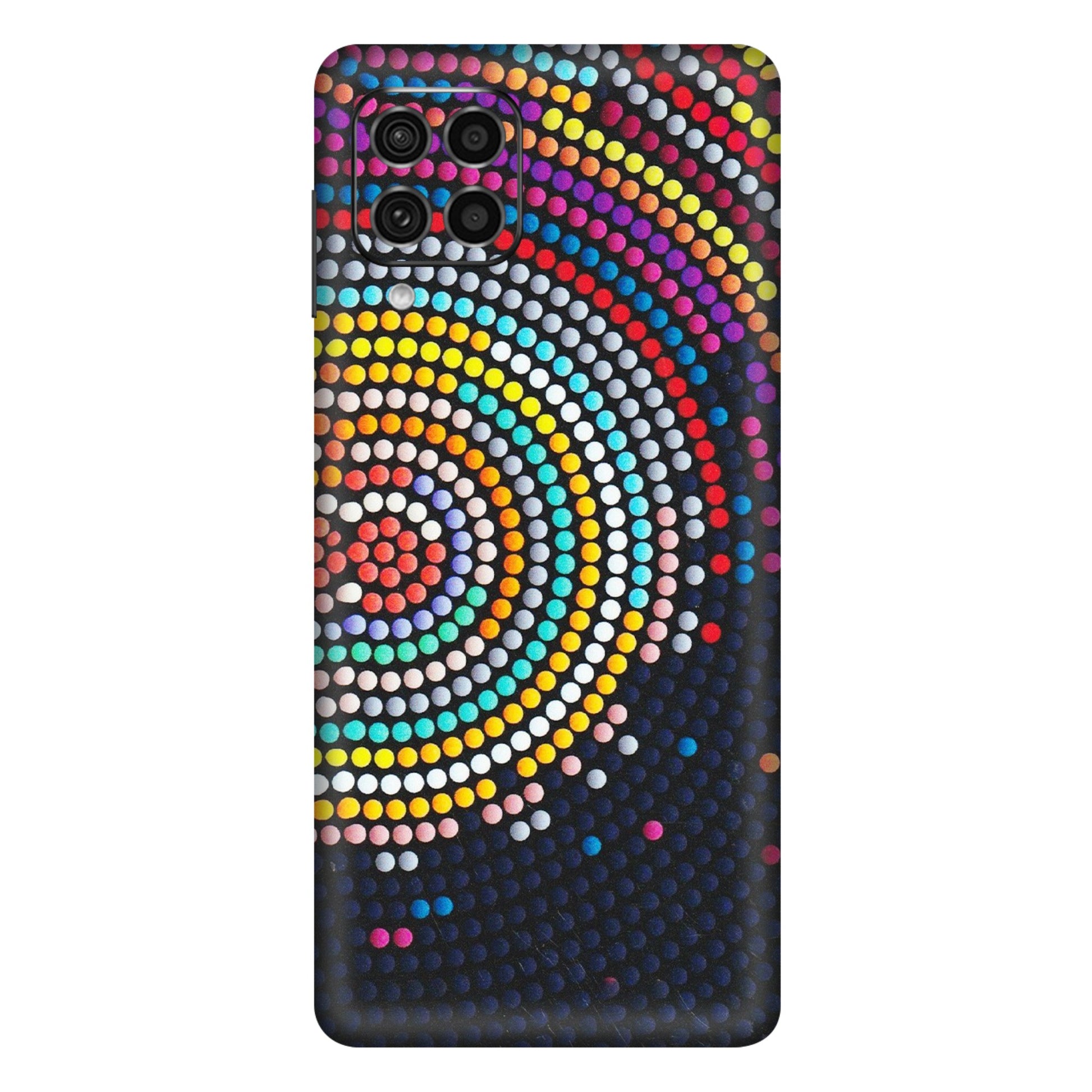 Samsung M/F/Note/Flip and C Phone Skins (All Models) - Rainbow Dot Mandala - Matte Finish (M-97) Samsung Galaxy F62