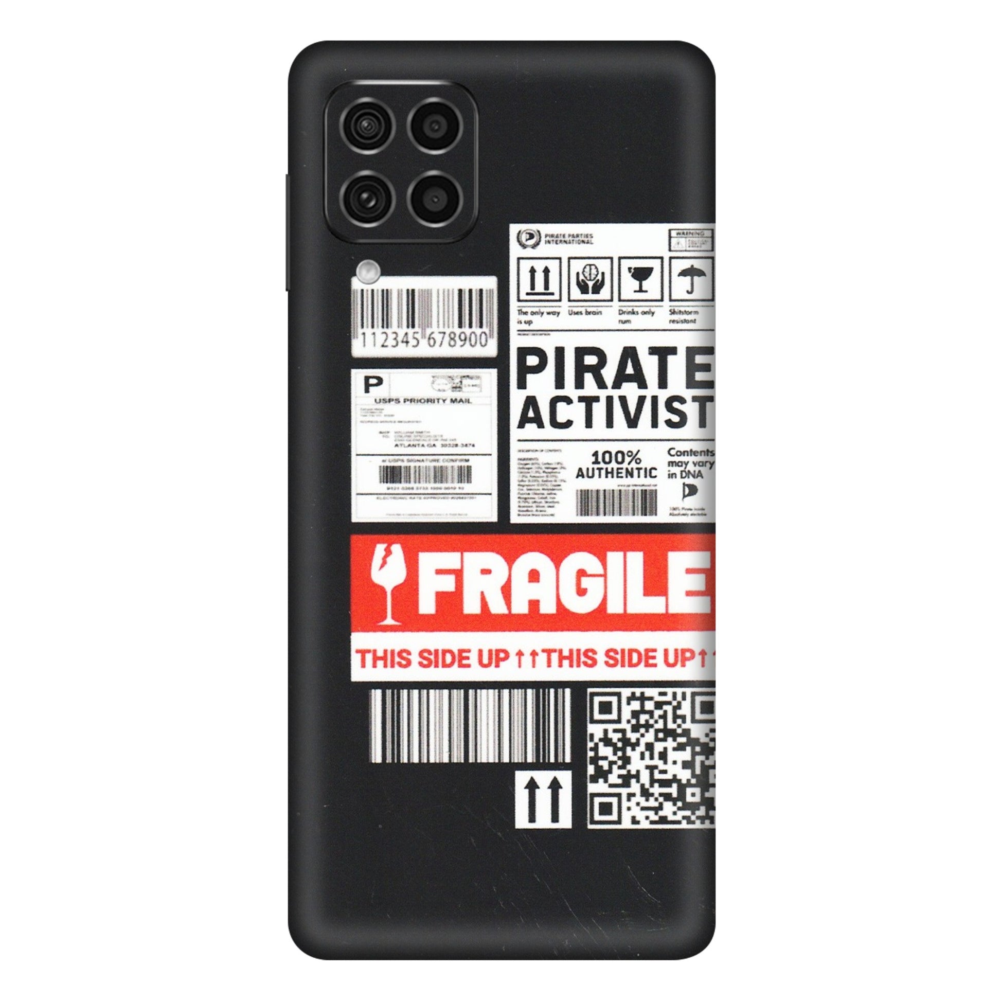 Samsung M/F/Note/Flip and C Phone Skins (All Models) - Handle With Care - Matte Finish (M-99) Samsung Galaxy F62