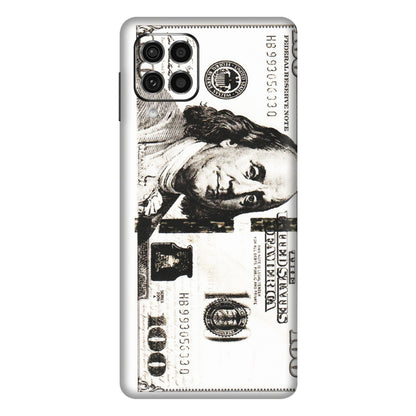 Samsung M/F/Note/Flip and C Phone Skins (All Models) - 100 Dollar Currency - Transparent Finish (T-01) Samsung Galaxy F62