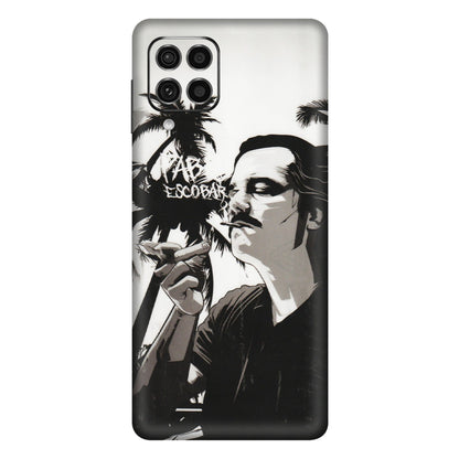 Samsung M/F/Note/Flip and C Phone Skins (All Models) - Pab Escobar - Transparent Finish (T-05) Samsung Galaxy F62