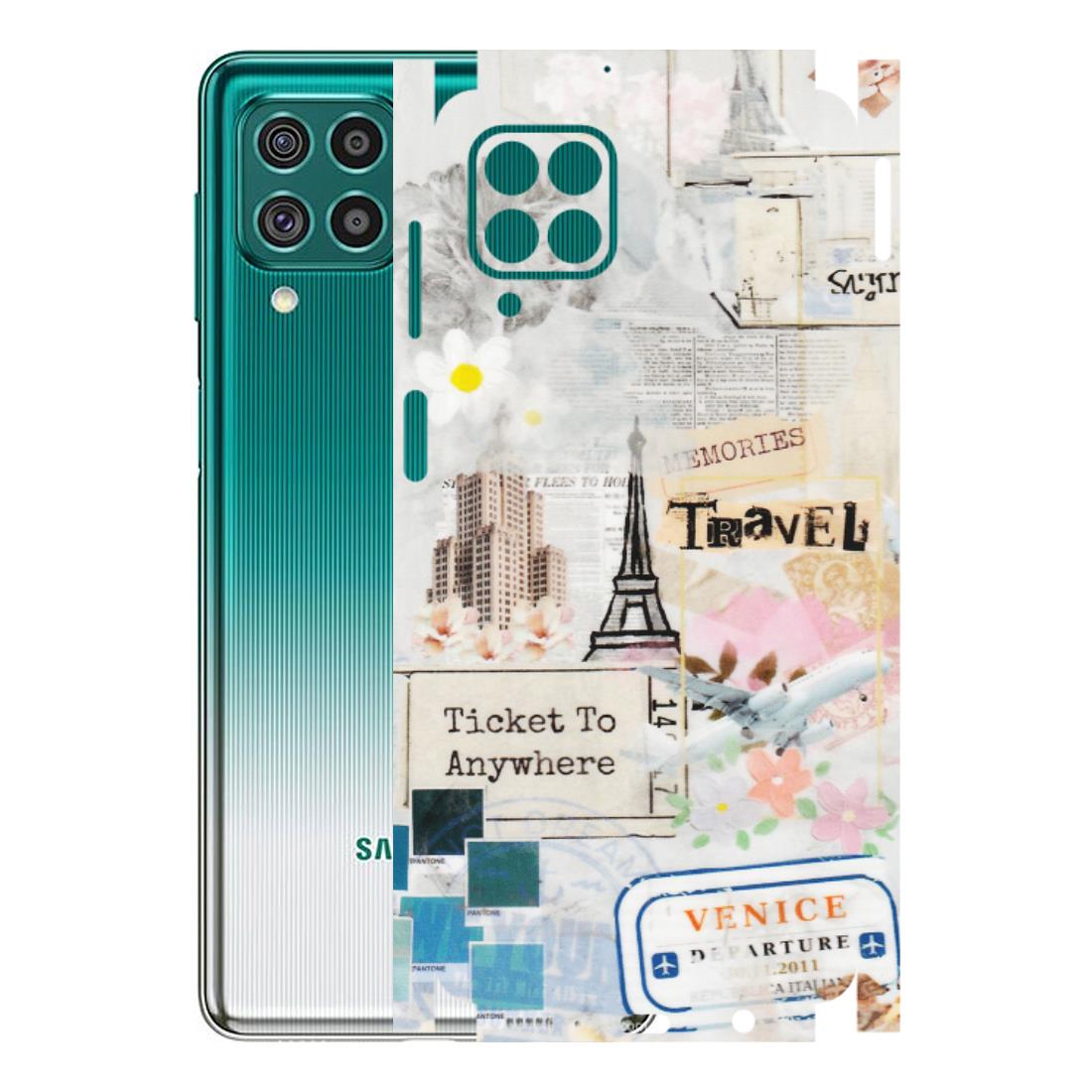Samsung M/F/Note/Flip and C Phone Skins (All Models) - Travel Memories - Transparent Finish (T-09) Samsung Galaxy F62