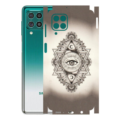 Samsung M/F/Note/Flip and C Phone Skins (All Models) - Illuminati Great Eye - Transparent Finish (T-14) Samsung Galaxy F62