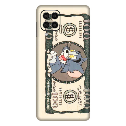 Samsung M/F/Note/Flip and C Phone Skins (All Models) - One Hundred Dollar Tom - Transparent Finish (T-16) Samsung Galaxy F62