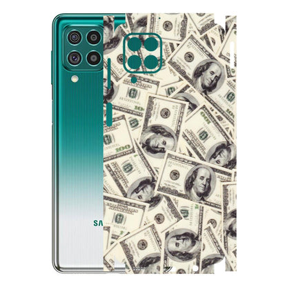 Samsung M/F/Note/Flip and C Phone Skins (All Models) - Dollar Lover - Transparent Finish (T-17) Samsung Galaxy F62