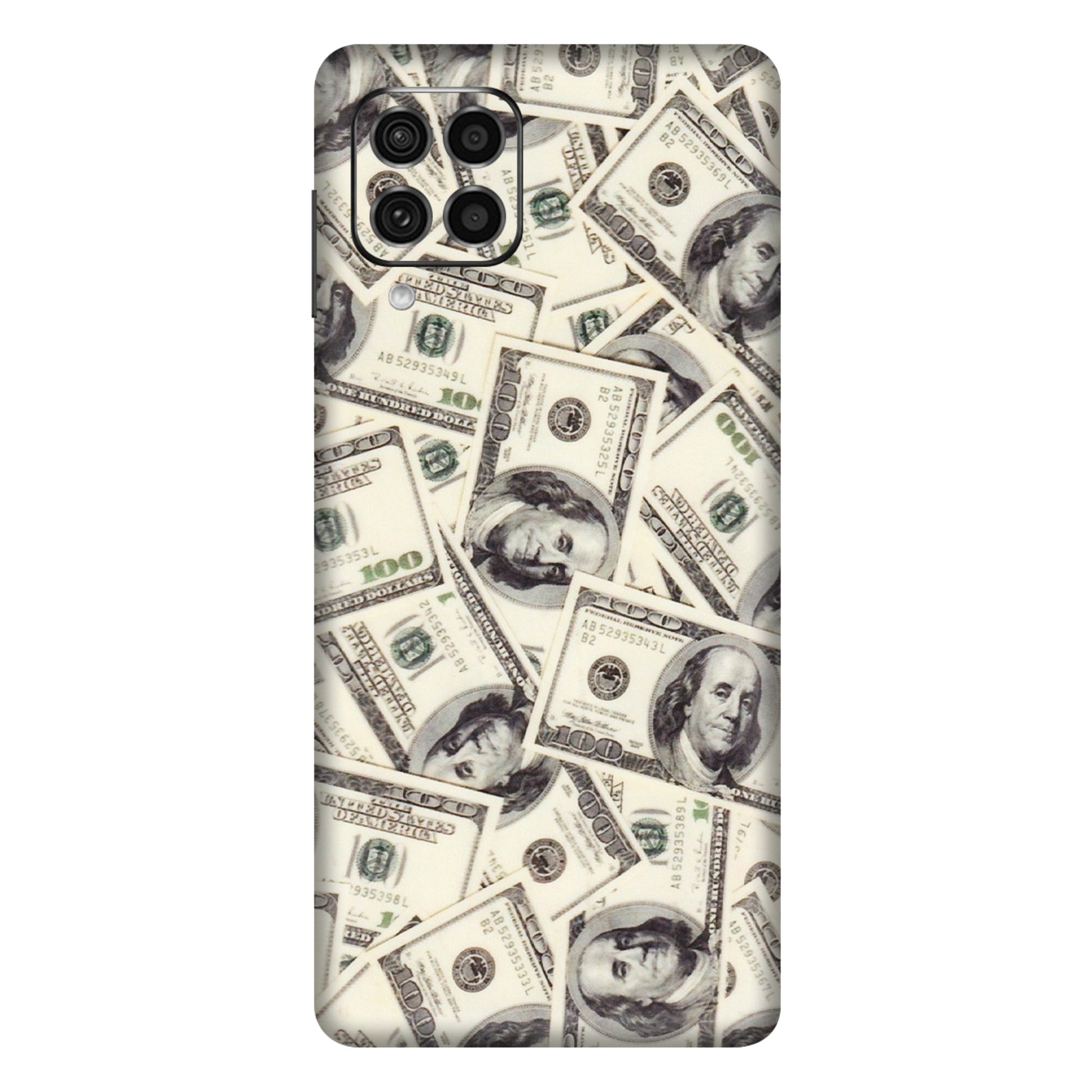 Samsung M/F/Note/Flip and C Phone Skins (All Models) - Dollar Lover - Transparent Finish (T-17) Samsung Galaxy F62