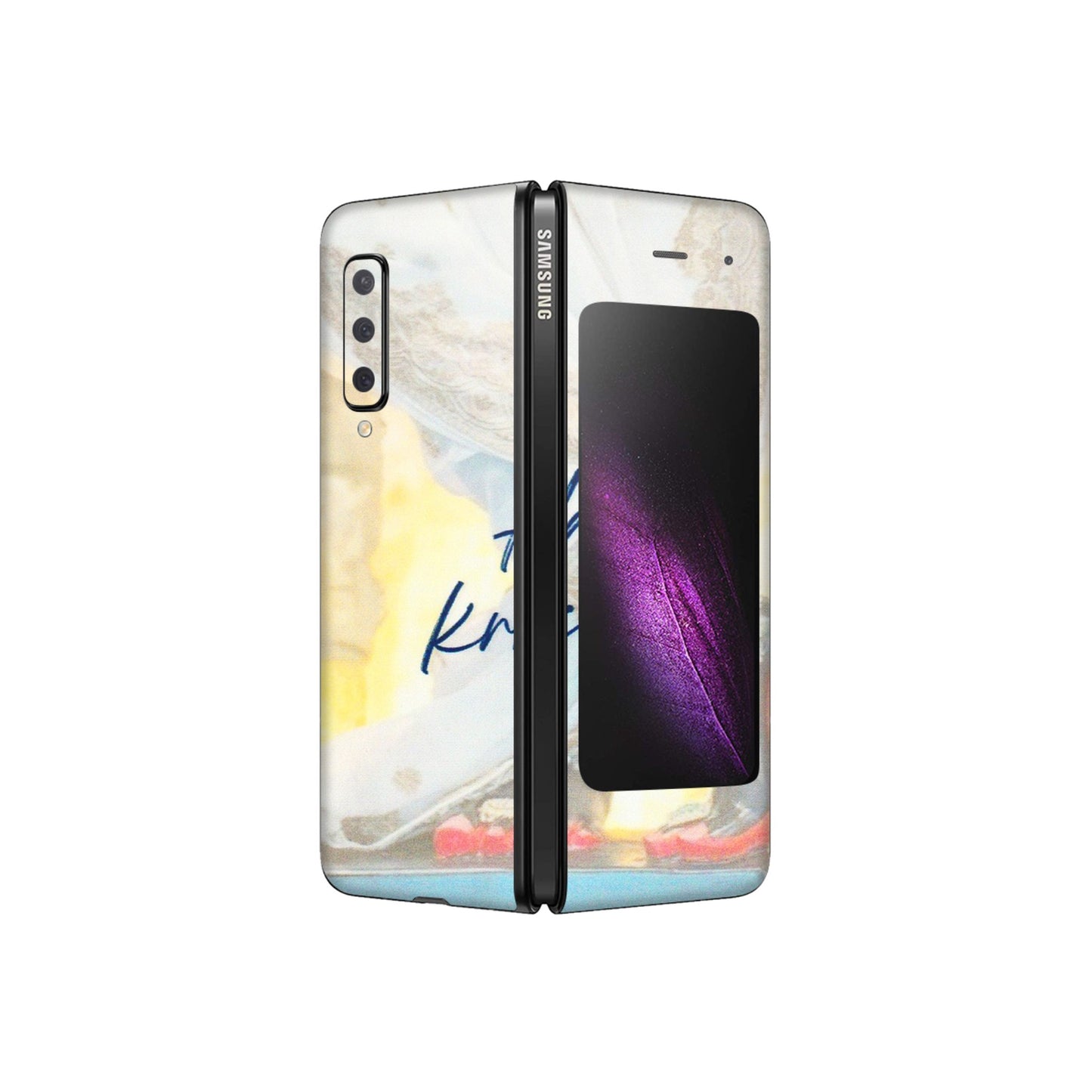 Samsung M/F/Note/Flip and C Phone Skins (All Models) - Hare Krishna - 3D Embossed Finish (L-03) Samsung Galaxy Fold