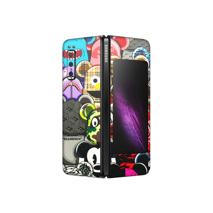 Samsung M/F/Note/Flip and C Phone Skins (All Models) - More Mickey Mouses - 3D Embossed Finish (L-118) Samsung Galaxy Fold