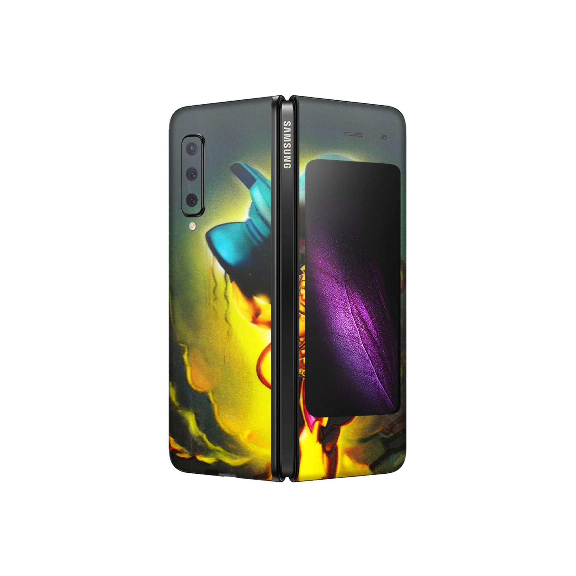 Samsung M/F/Note/Flip and C Phone Skins (All Models) - Hanuman Ji - 3D Embossed Finish (L-128) Samsung Galaxy Fold