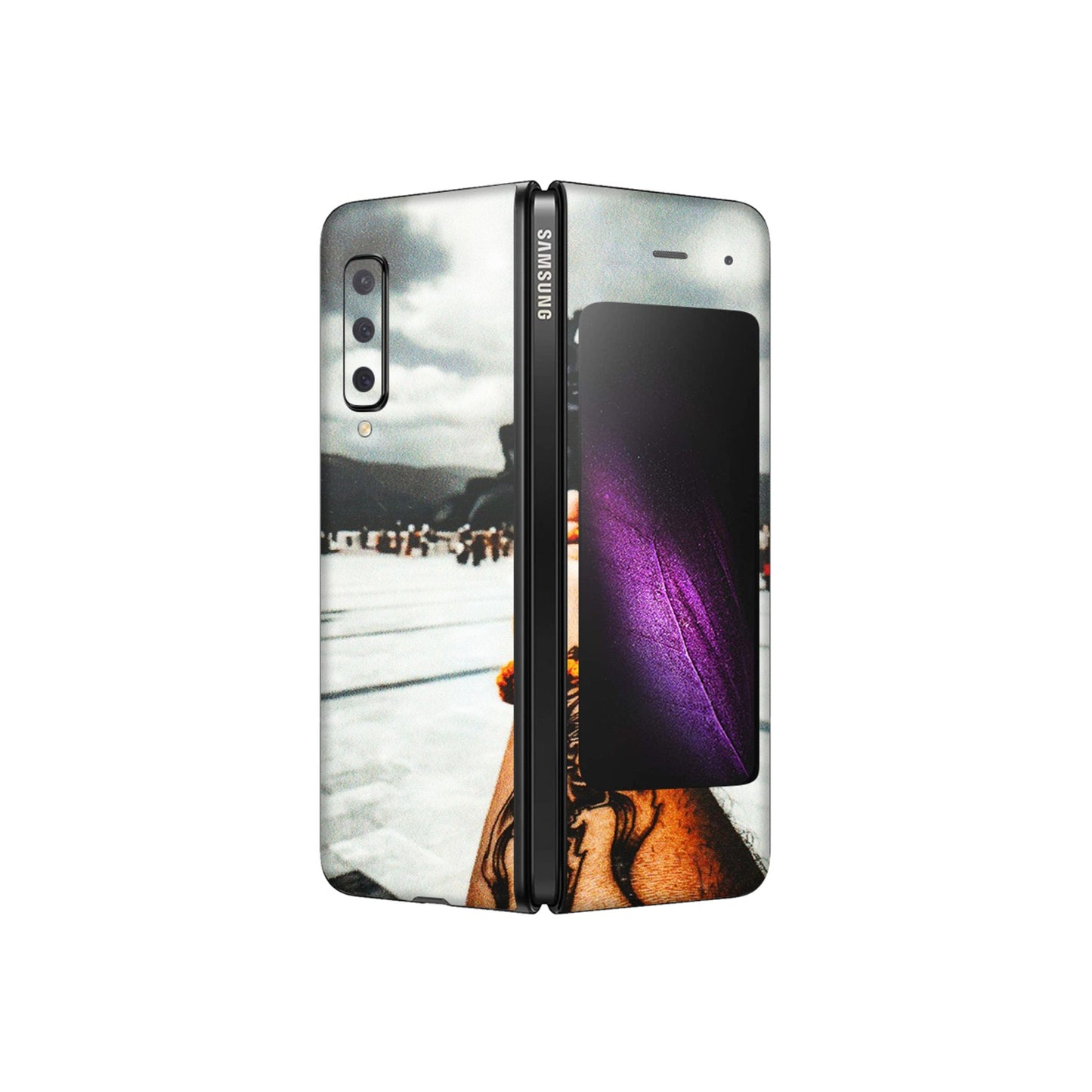 Samsung M/F/Note/Flip and C Phone Skins (All Models) - Jai Adiyogi Mahakaal - 3D Embossed Finish (L-164) Samsung Galaxy Fold