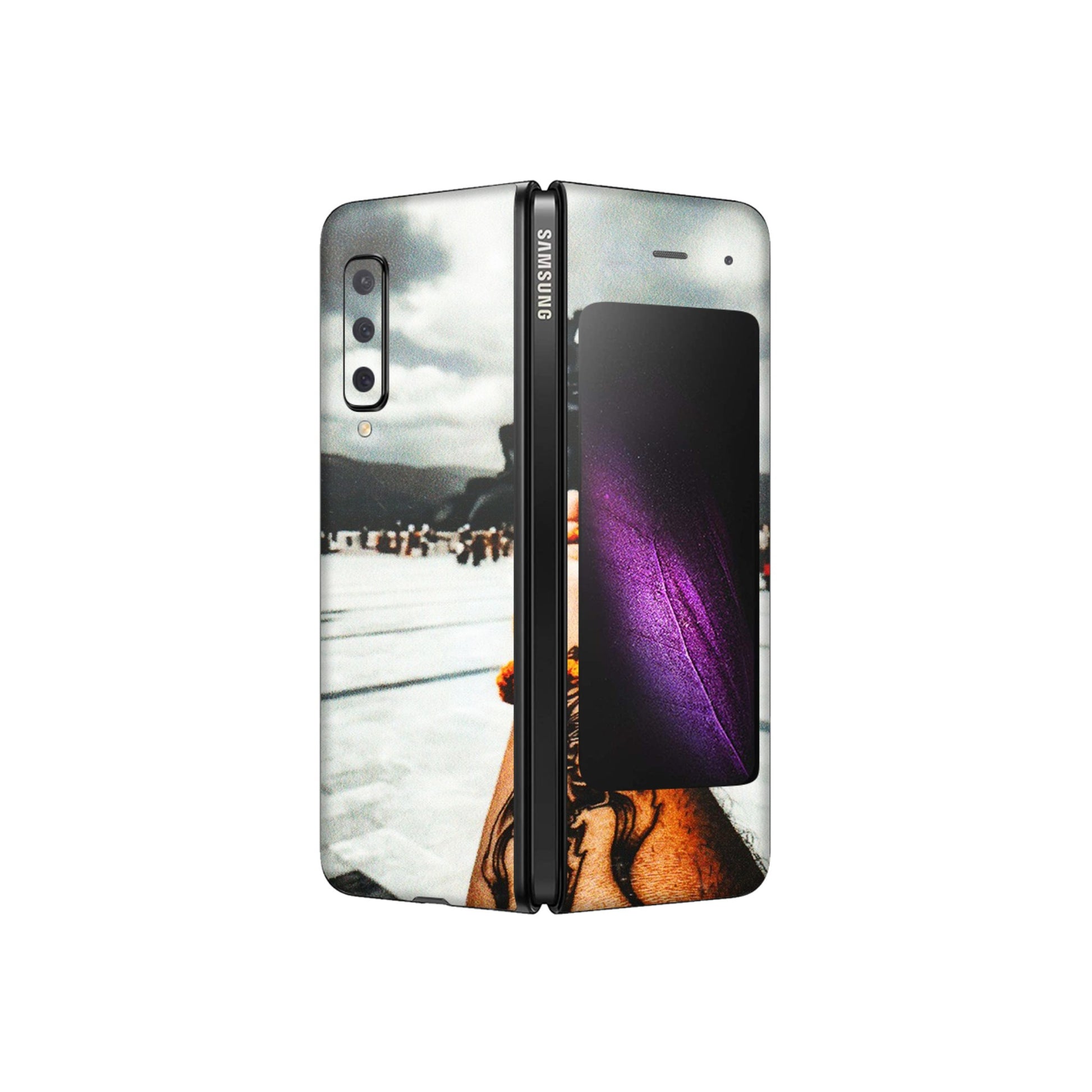 Samsung M/F/Note/Flip and C Phone Skins (All Models) - Jai Adiyogi Mahakaal - 3D Embossed Finish (L-164) Samsung Galaxy Fold