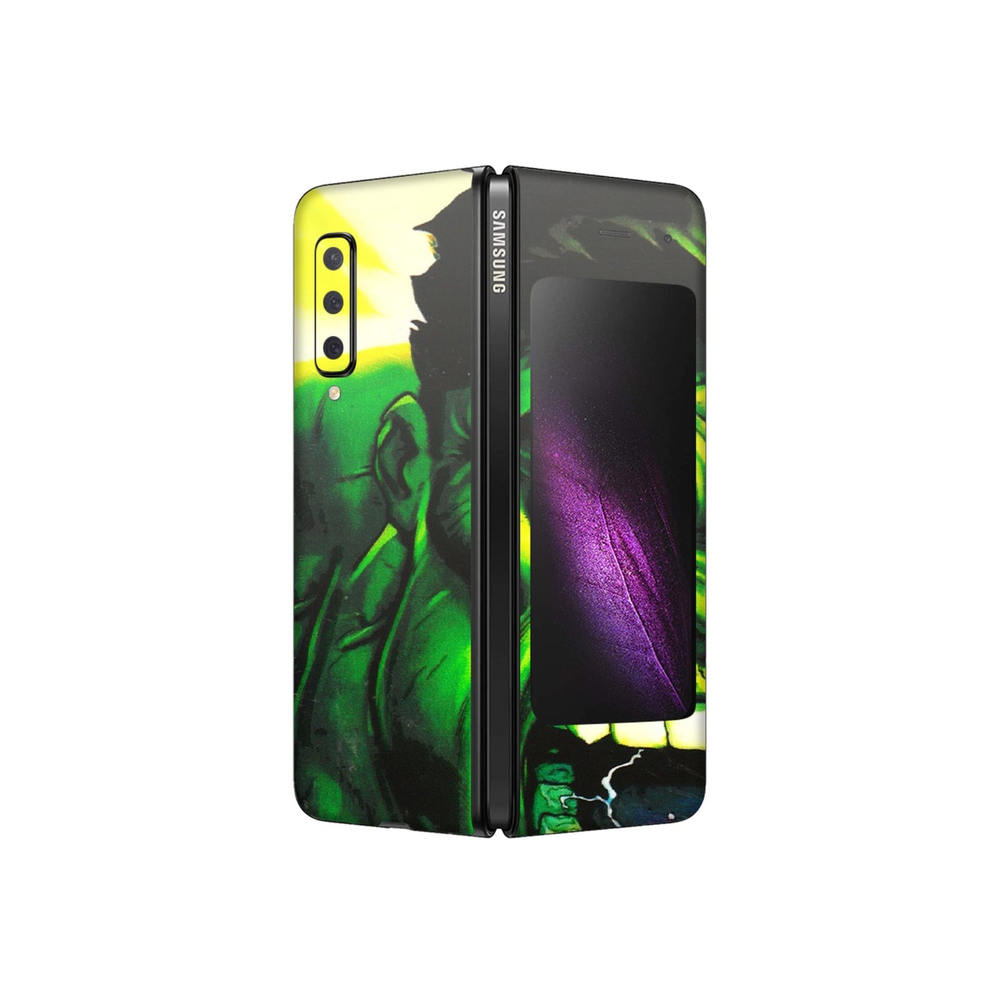 Samsung M/F/Note/Flip and C Phone Skins (All Models) - Hulk - 3D Embossed Finish (L-180) Samsung Galaxy Fold