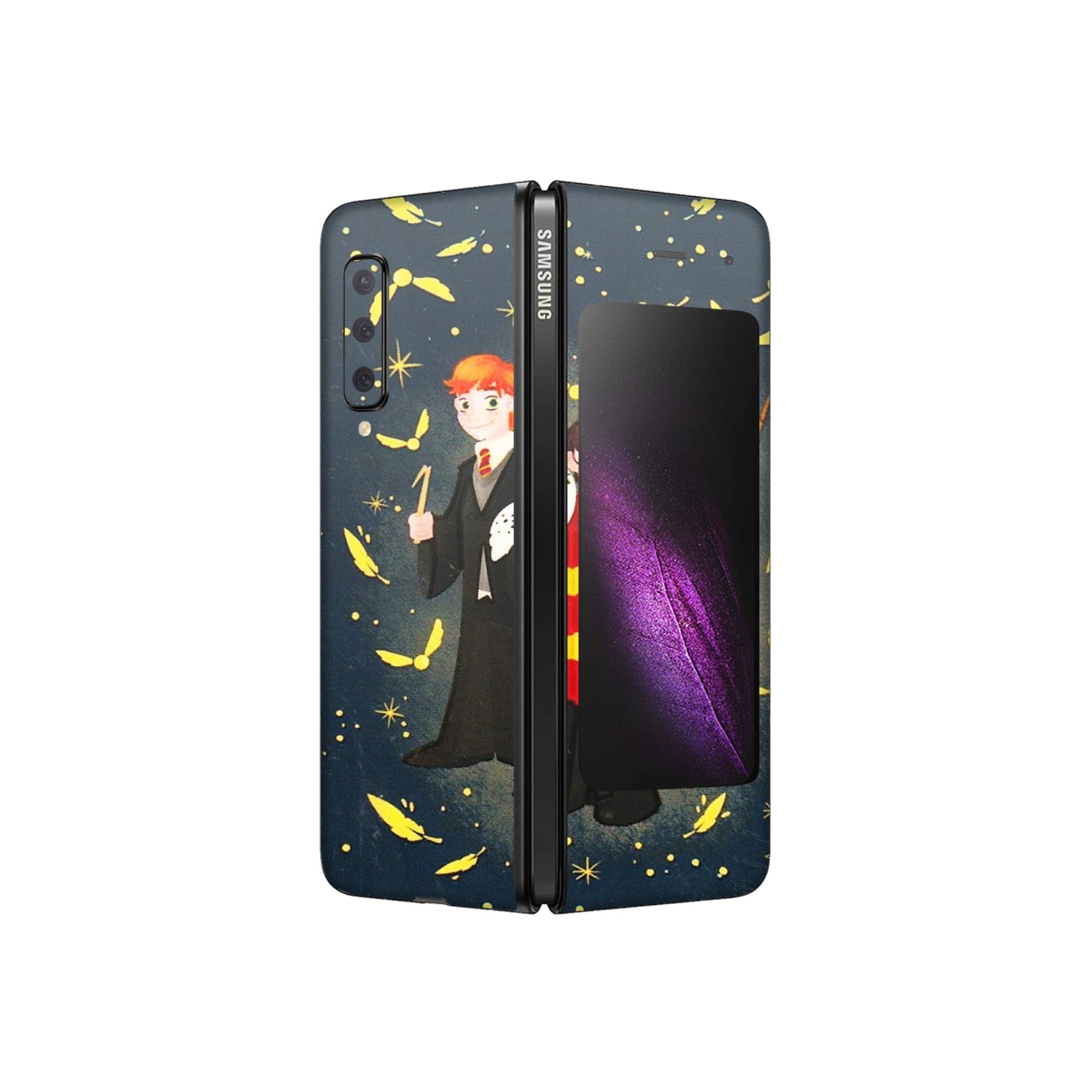 Samsung M/F/Note/Flip and C Phone Skins (All Models) - Harry Potter - 3D Embossed Finish (L-183) Samsung Galaxy Fold
