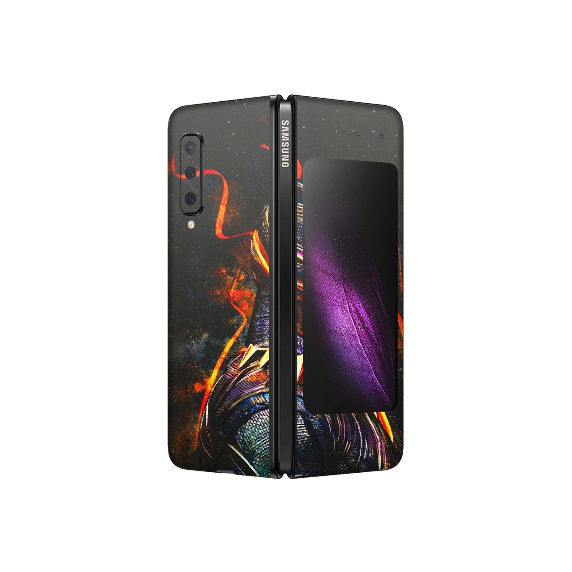 Samsung M/F/Note/Flip and C Phone Skins (All Models) - Black Panther - 3D Embossed Finish (L-190) Samsung Galaxy Fold