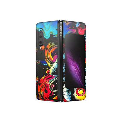Samsung M/F/Note/Flip and C Phone Skins (All Models) - Astronaut Dope - 3D Embossed Finish (L-191) Samsung Galaxy Fold