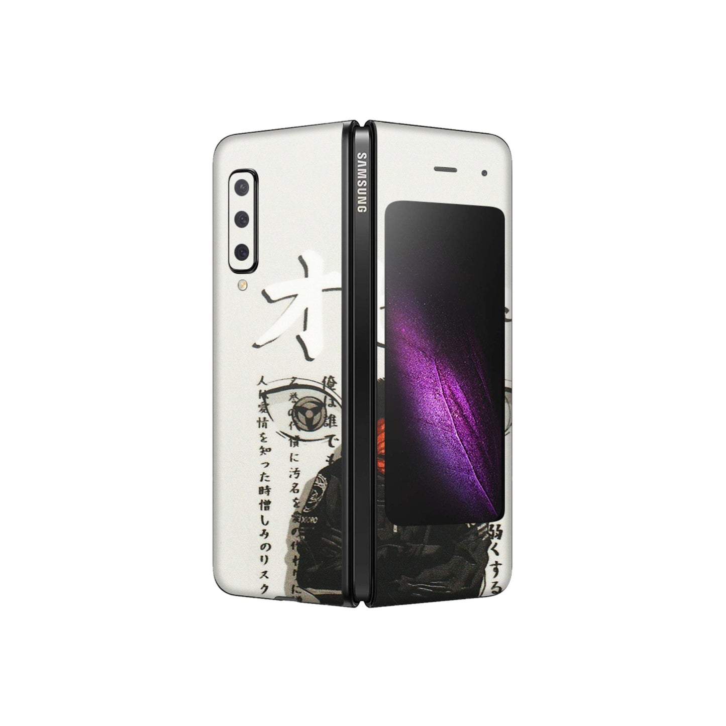 Samsung M/F/Note/Flip and C Phone Skins (All Models) - Obito Anime Eye - 3D Embossed Finish (L-19) Samsung Galaxy Fold