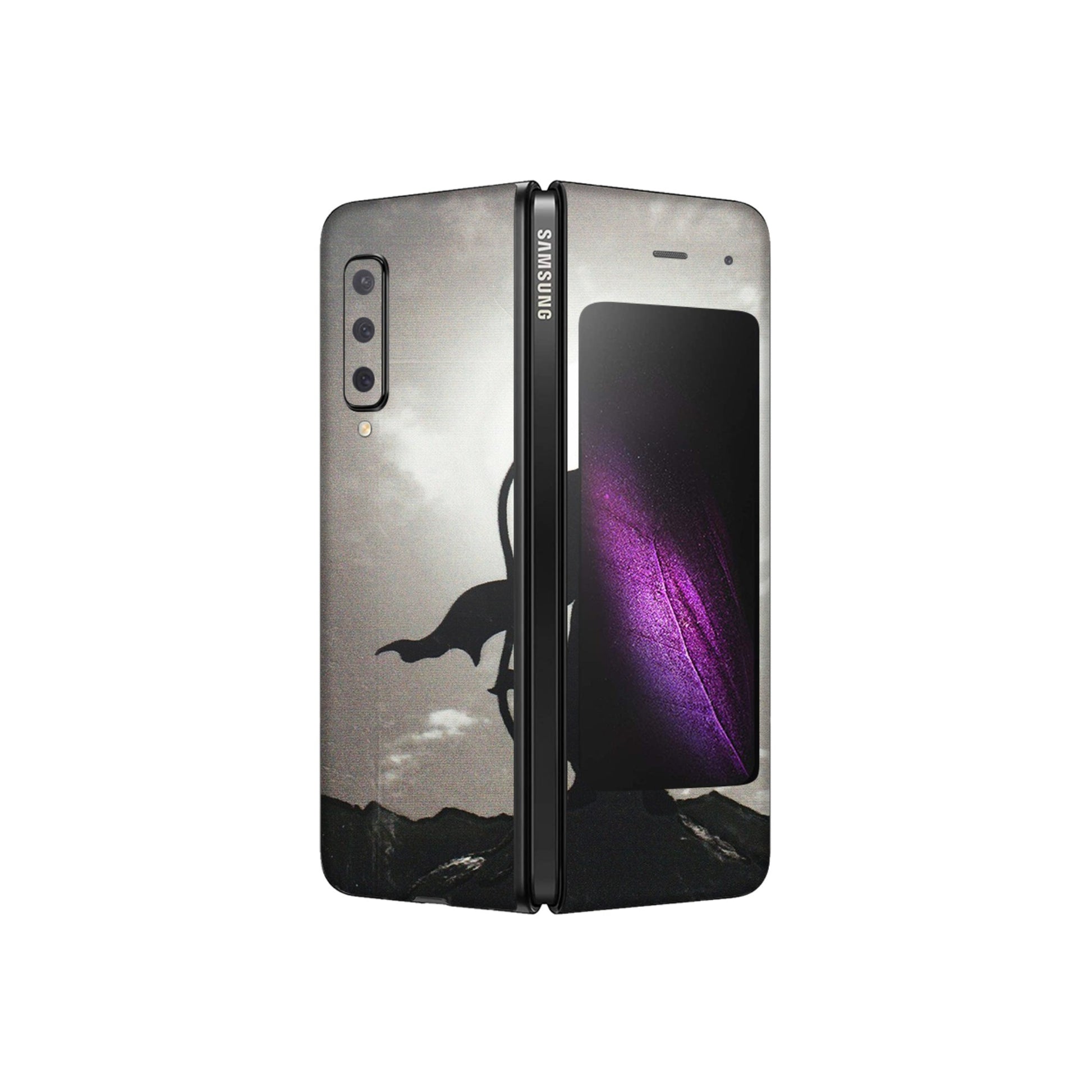 Samsung M/F/Note/Flip and C Phone Skins (All Models) - Jai Siya Ram - 3D Embossed Finish (L-200) Samsung Galaxy Fold