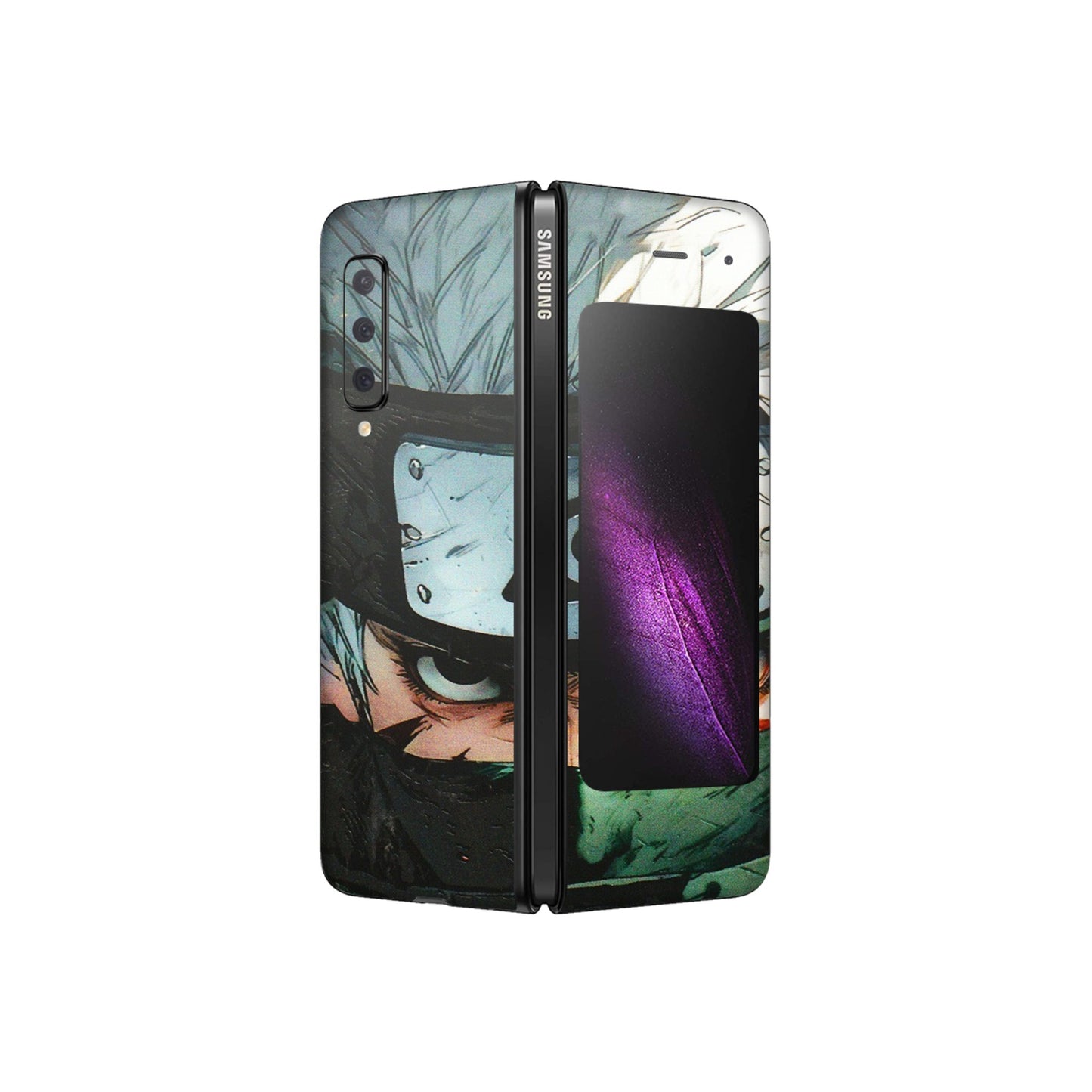 Samsung M/F/Note/Flip and C Phone Skins (All Models) - Kakashi Red Eye Focus - 3D Embossed Finish (L-227) Samsung Galaxy Fold
