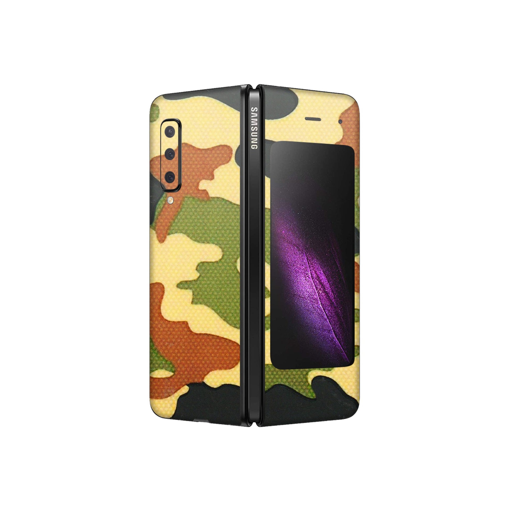 Samsung M/F/Note/Flip and C Phone Skins (All Models) - Indian Military - 3D Embossed Finish (L-234) Samsung Galaxy Fold