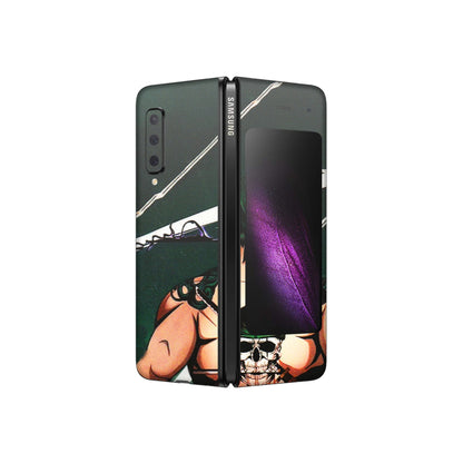Samsung M/F/Note/Flip and C Phone Skins (All Models) - Zoro Anime - 3D Embossed Finish (L-23) Samsung Galaxy Fold