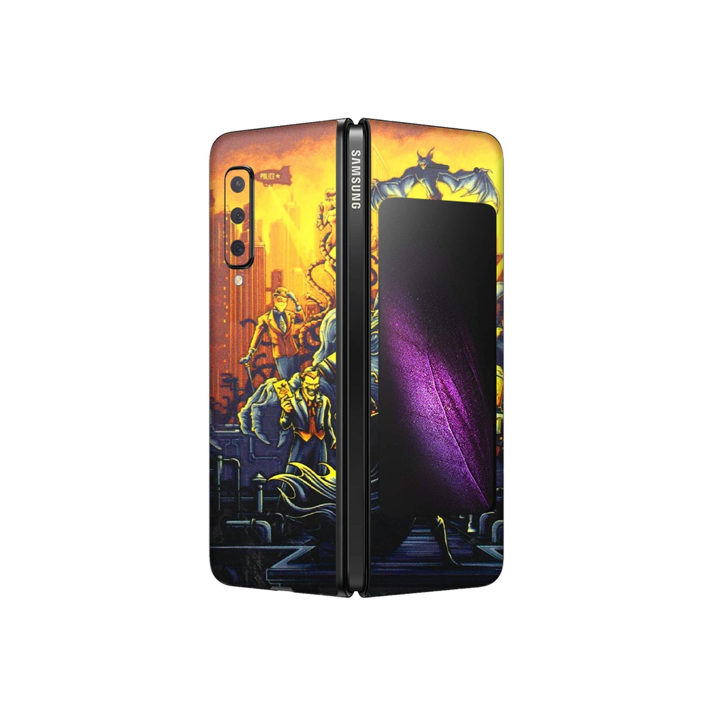 Samsung M/F/Note/Flip and C Phone Skins (All Models) - Games Doodles - 3D Embossed Finish (L-24) Samsung Galaxy Fold