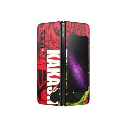 Samsung M/F/Note/Flip and C Phone Skins (All Models) - Kakashi Red Anime - 3D Embossed Finish (L-251) Samsung Galaxy Fold