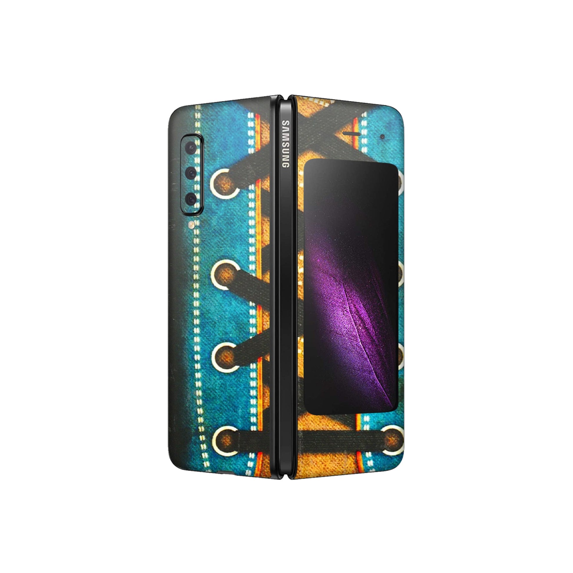 Samsung M/F/Note/Flip and C Phone Skins (All Models) - Sneakers Lover Nike - 3D Embossed Finish (L-262) Samsung Galaxy Fold