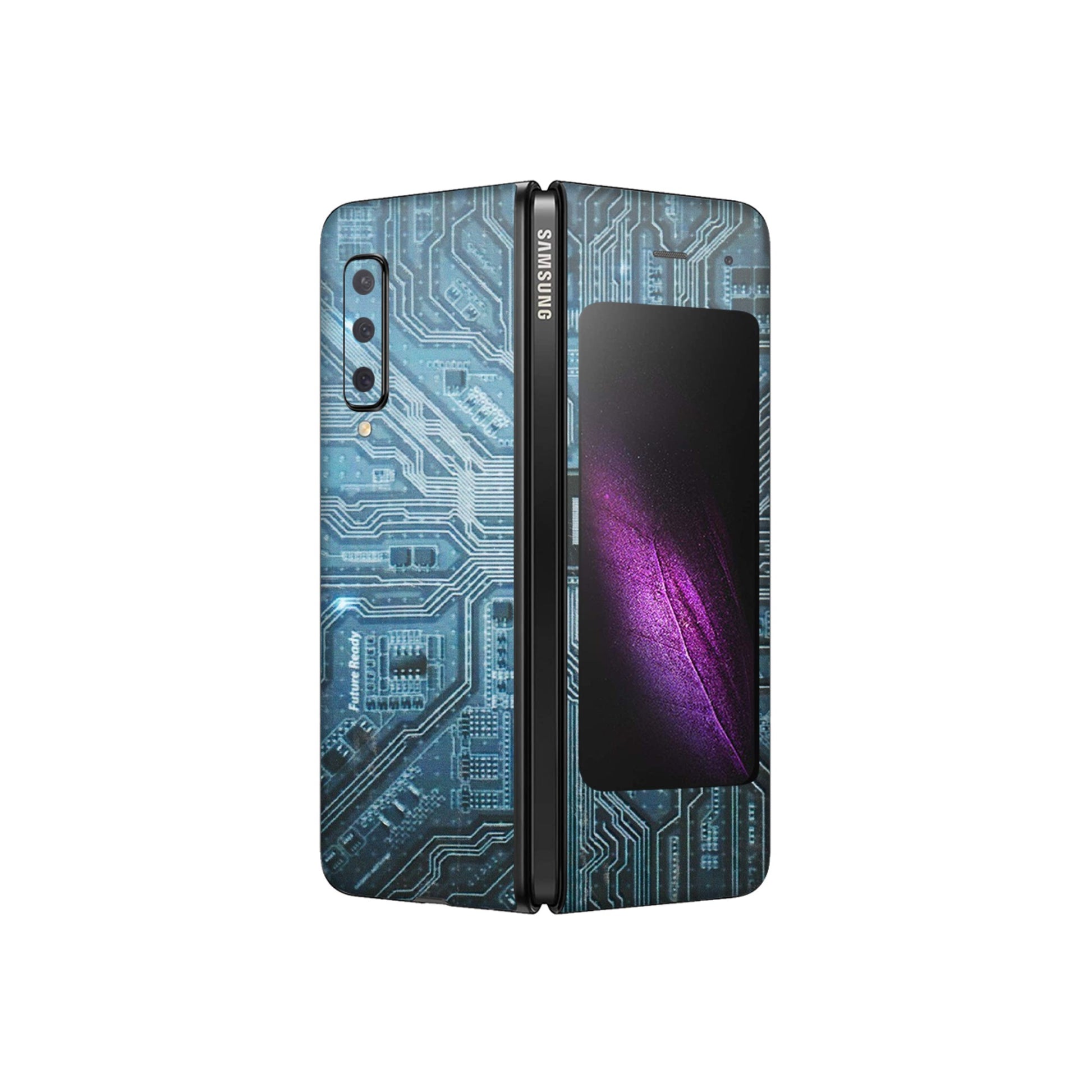 Samsung M/F/Note/Flip and C Phone Skins (All Models) - Original Circuit - 3D Embossed Finish (L-267) Samsung Galaxy Fold