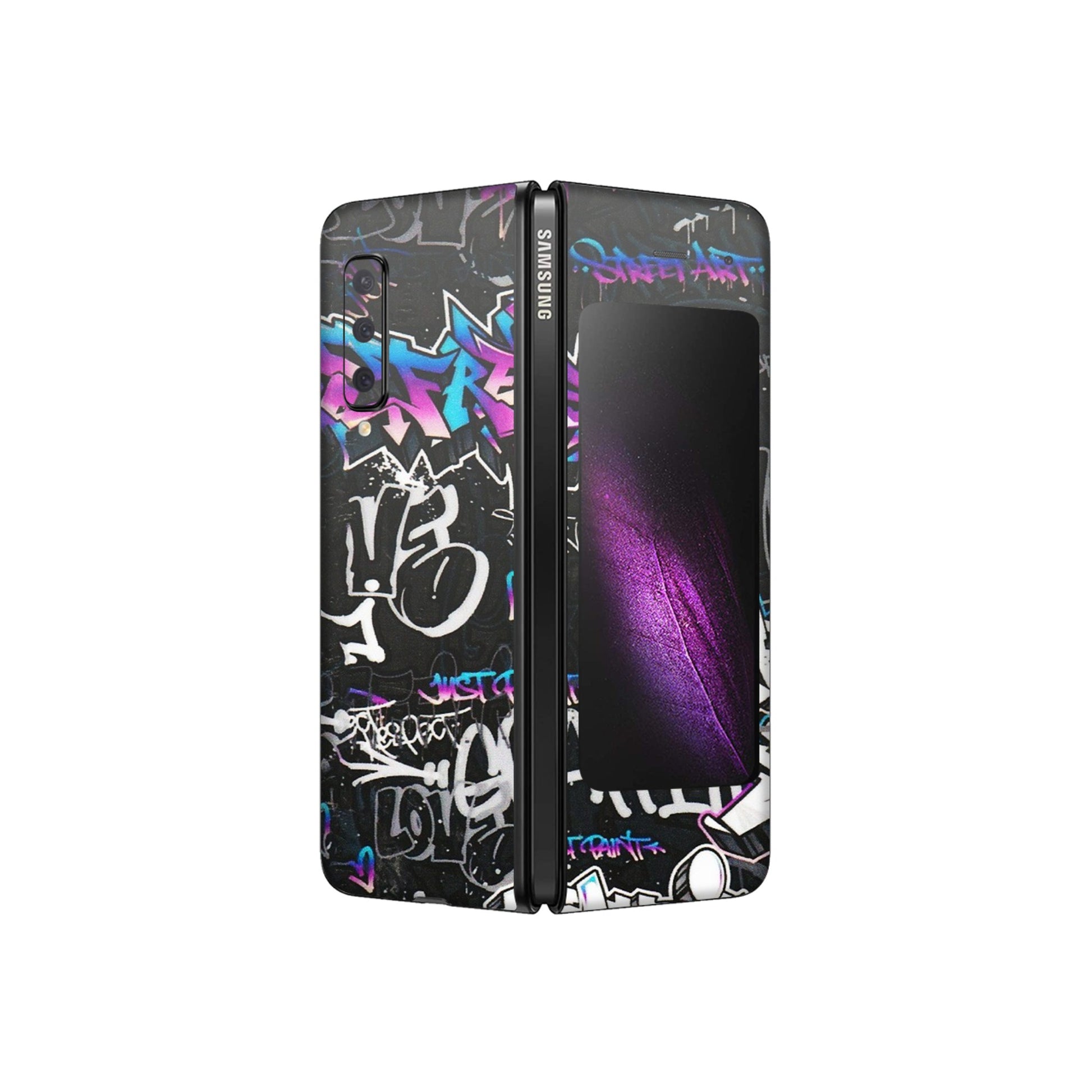 Samsung M/F/Note/Flip and C Phone Skins (All Models) - Graffiti Killer - 3D Embossed Finish (L-274) Samsung Galaxy Fold