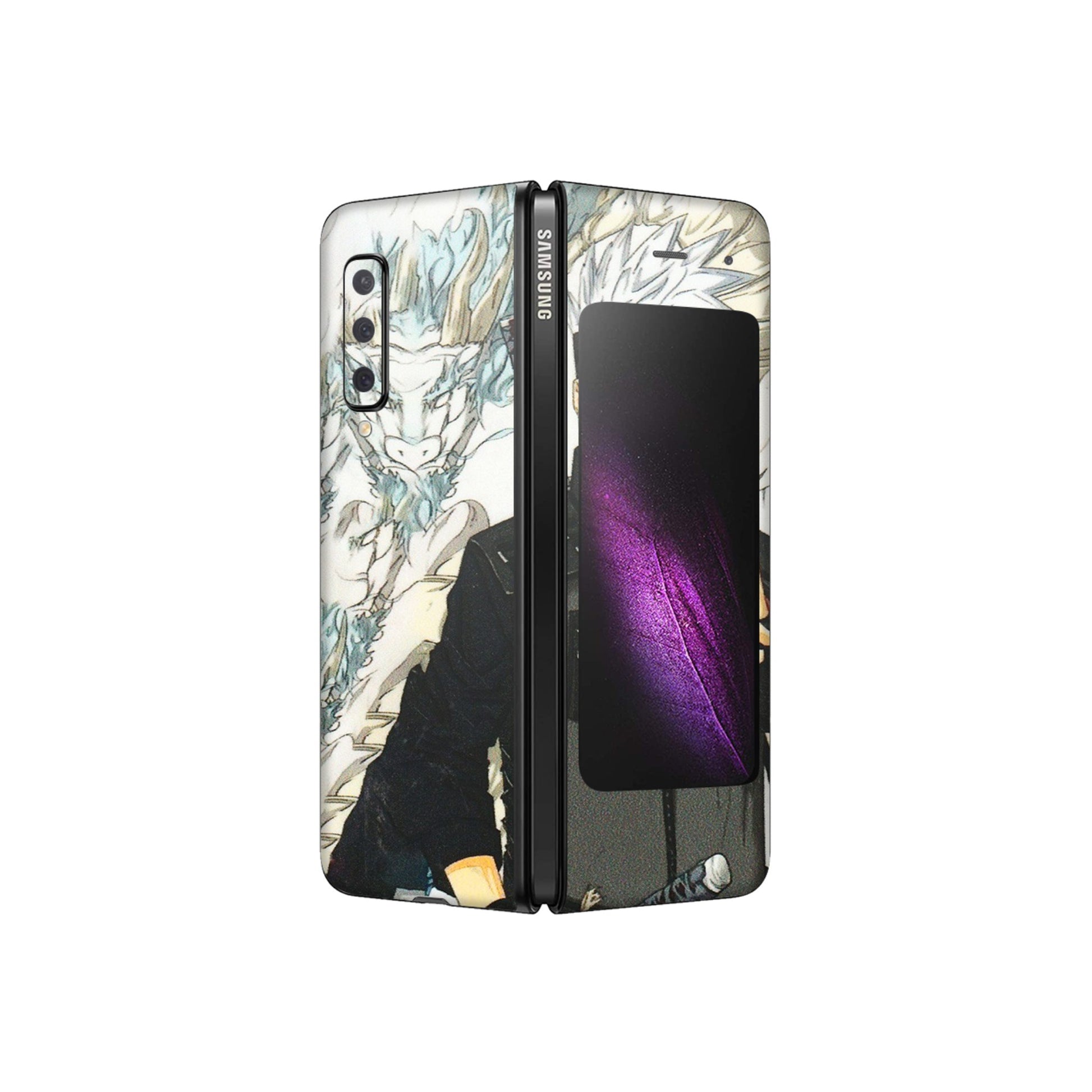 Samsung M/F/Note/Flip and C Phone Skins (All Models) - Kakashi Hatake Naruto Anime - 3D Embossed Finish (L-46) Samsung Galaxy Fold