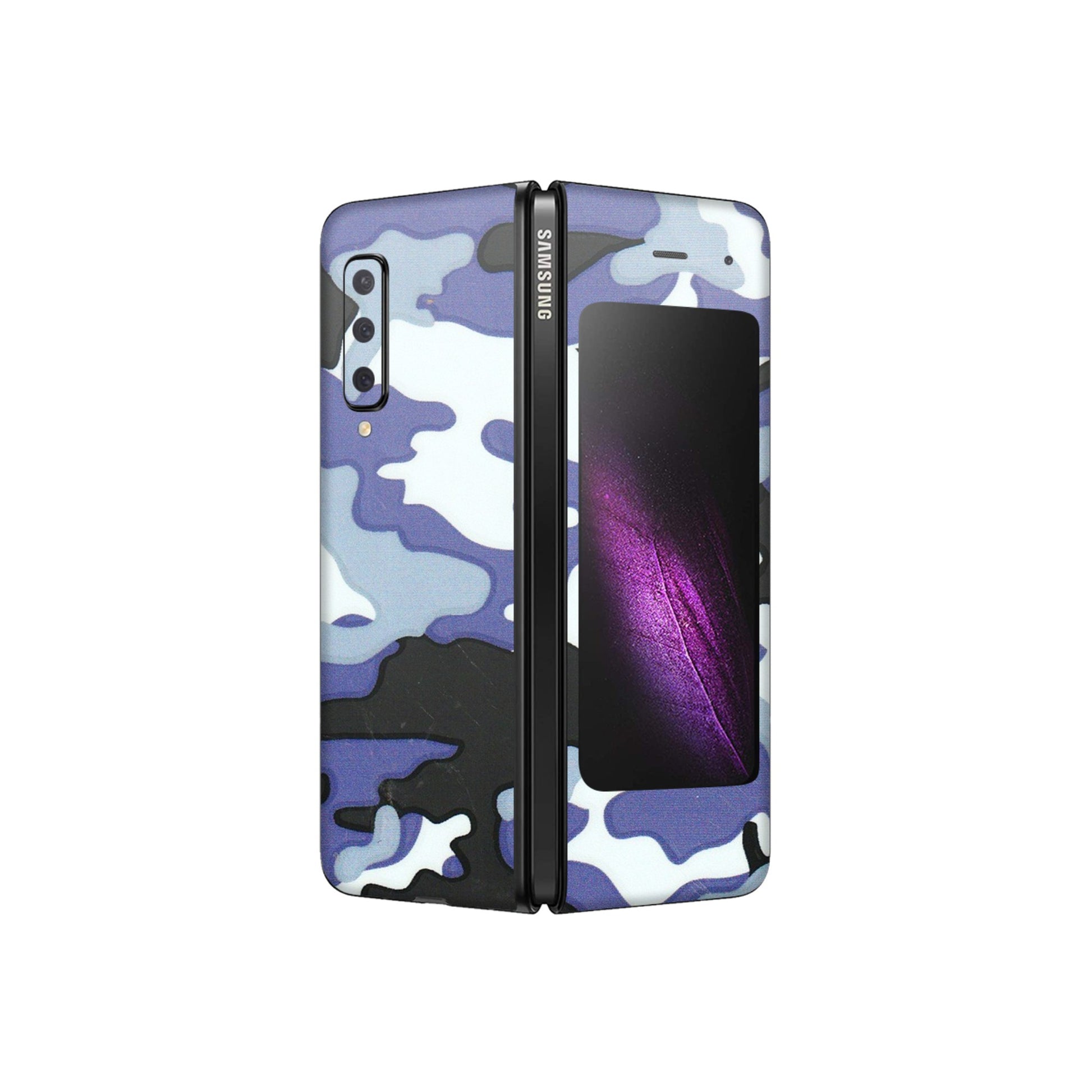 Samsung M/F/Note/Flip and C Phone Skins (All Models) - Powerfull Military Camoflauge - 3D Embossed Finish (L-49) Samsung Galaxy Fold
