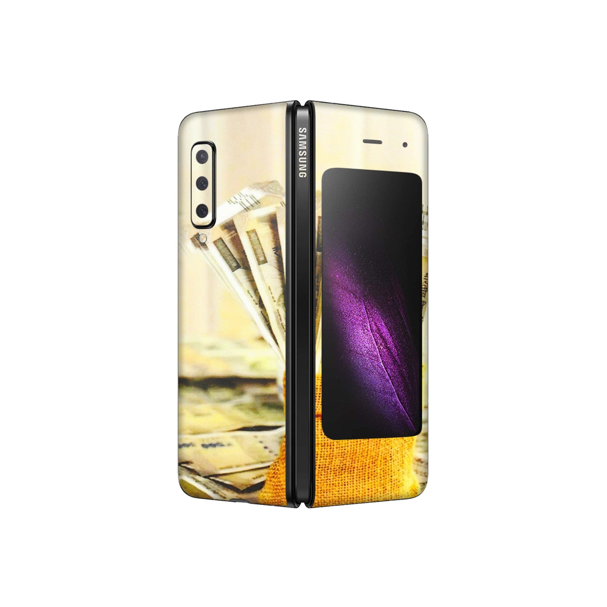 Samsung M/F/Note/Flip and C Phone Skins (All Models) - Show Me The Money - 3D Embossed Finish (L-52) Samsung Galaxy Fold