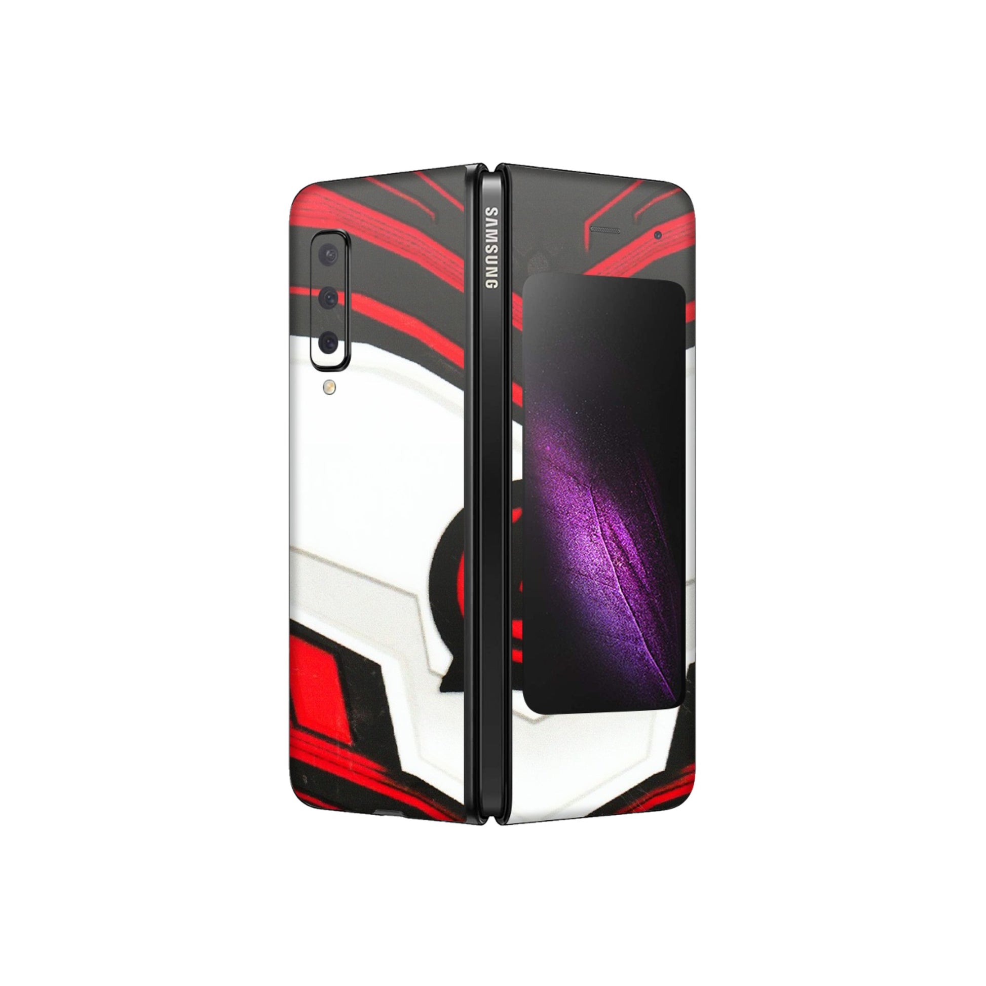 Samsung M/F/Note/Flip and C Phone Skins (All Models) - Avengers Logo - 3D Embossed Finish (L-55) Samsung Galaxy Fold