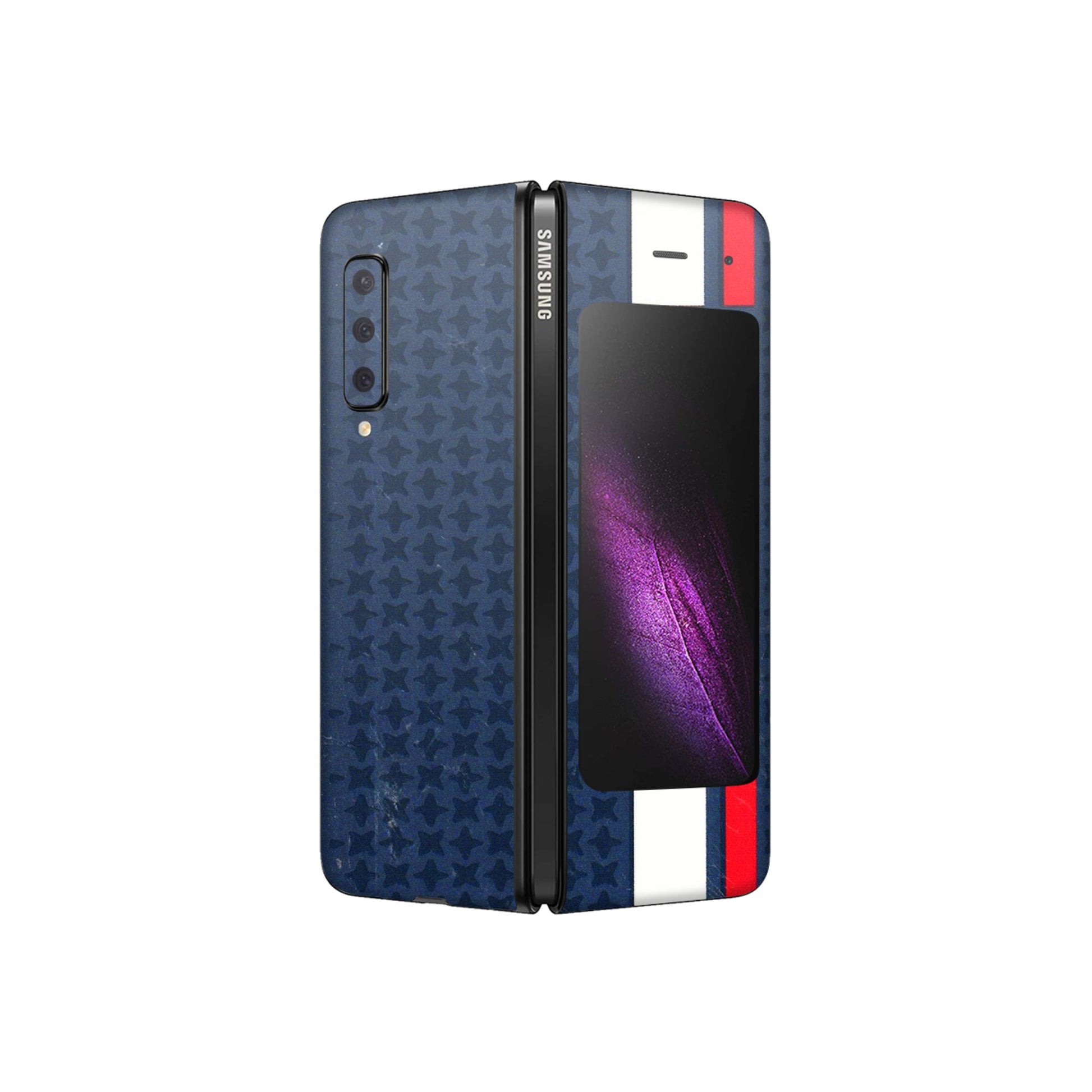 Samsung M/F/Note/Flip and C Phone Skins (All Models) - US POLO Designer Brand - 3D Embossed Finish (L-65) Samsung Galaxy Fold