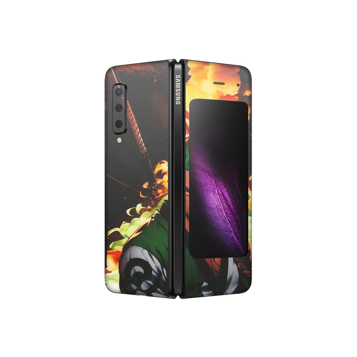 Samsung M/F/Note/Flip and C Phone Skins (All Models) - Roronoa Zoro - Matte Finish (M-102) Samsung Galaxy Fold