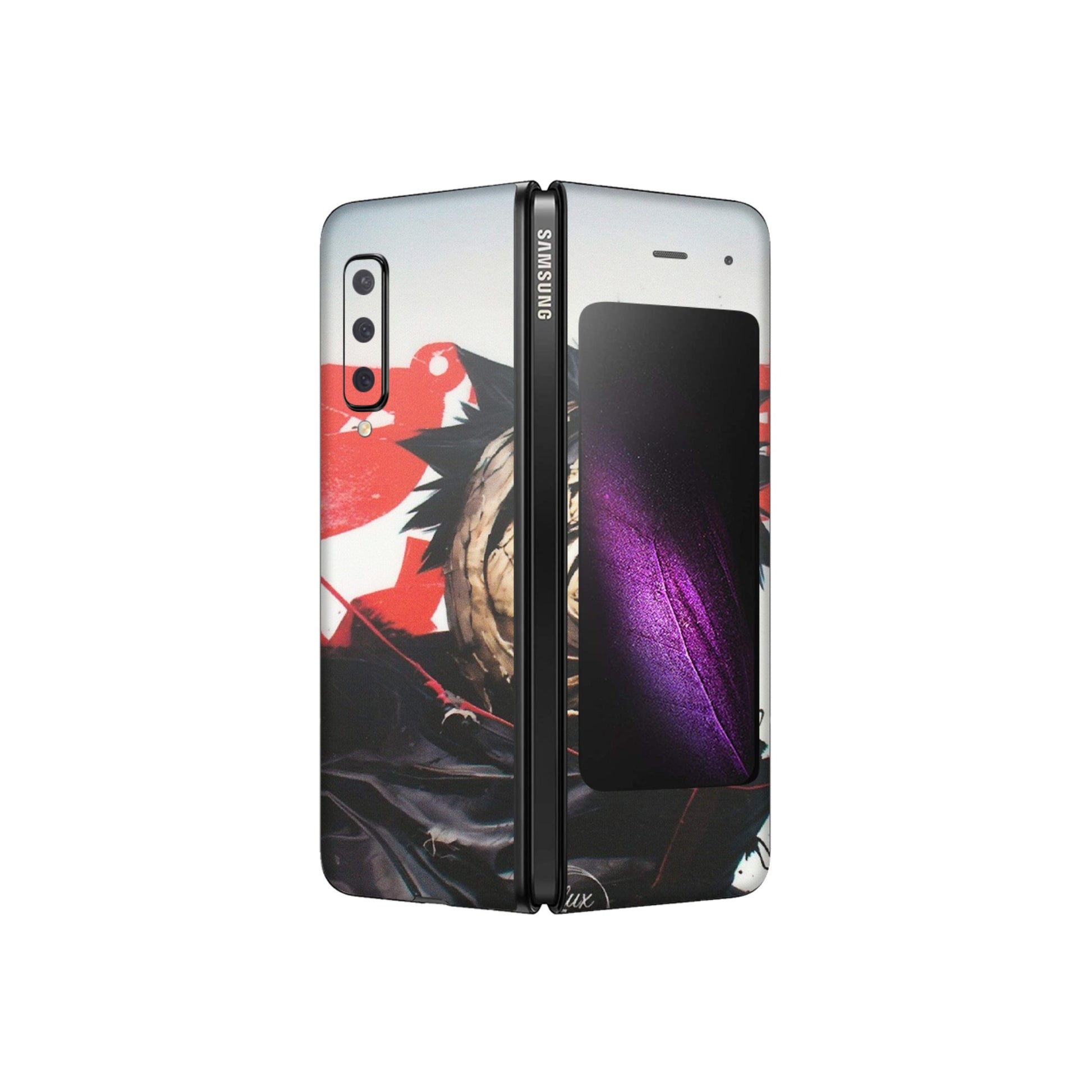 Samsung M/F/Note/Flip and C Phone Skins (All Models) - Obito Uchiha Cool Anime - Matte Finish (M-134) Samsung Galaxy Fold